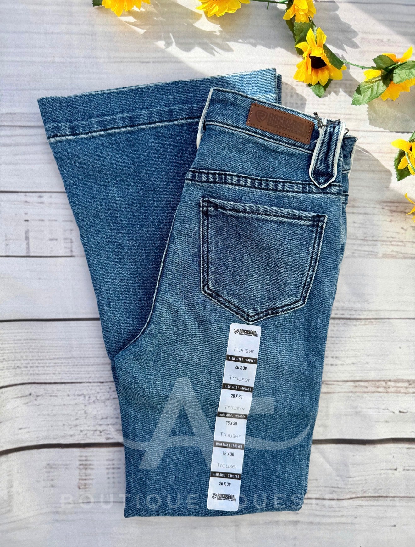 Rock & Roll | Piping Loop High Trouser (26x30 & 27x32)