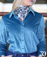 Charger l&#39;image dans la galerie, Ranch Dress’n | Chemise | Turquoise Velvet Sparkle
