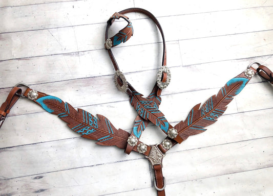 Ensemble | Plumes Turquoises