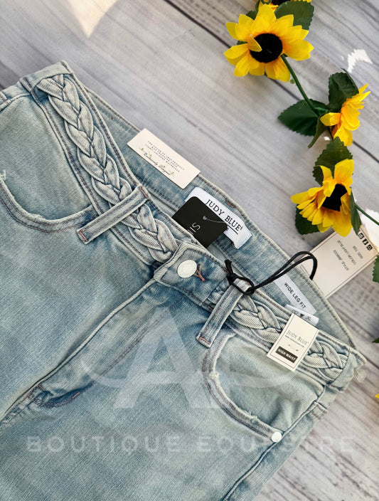 Judy Blue | Wide Leg Trouser | 7x34