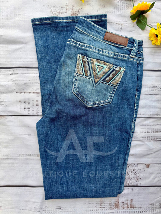 Rock & Roll | Teal Tribal | 31x34