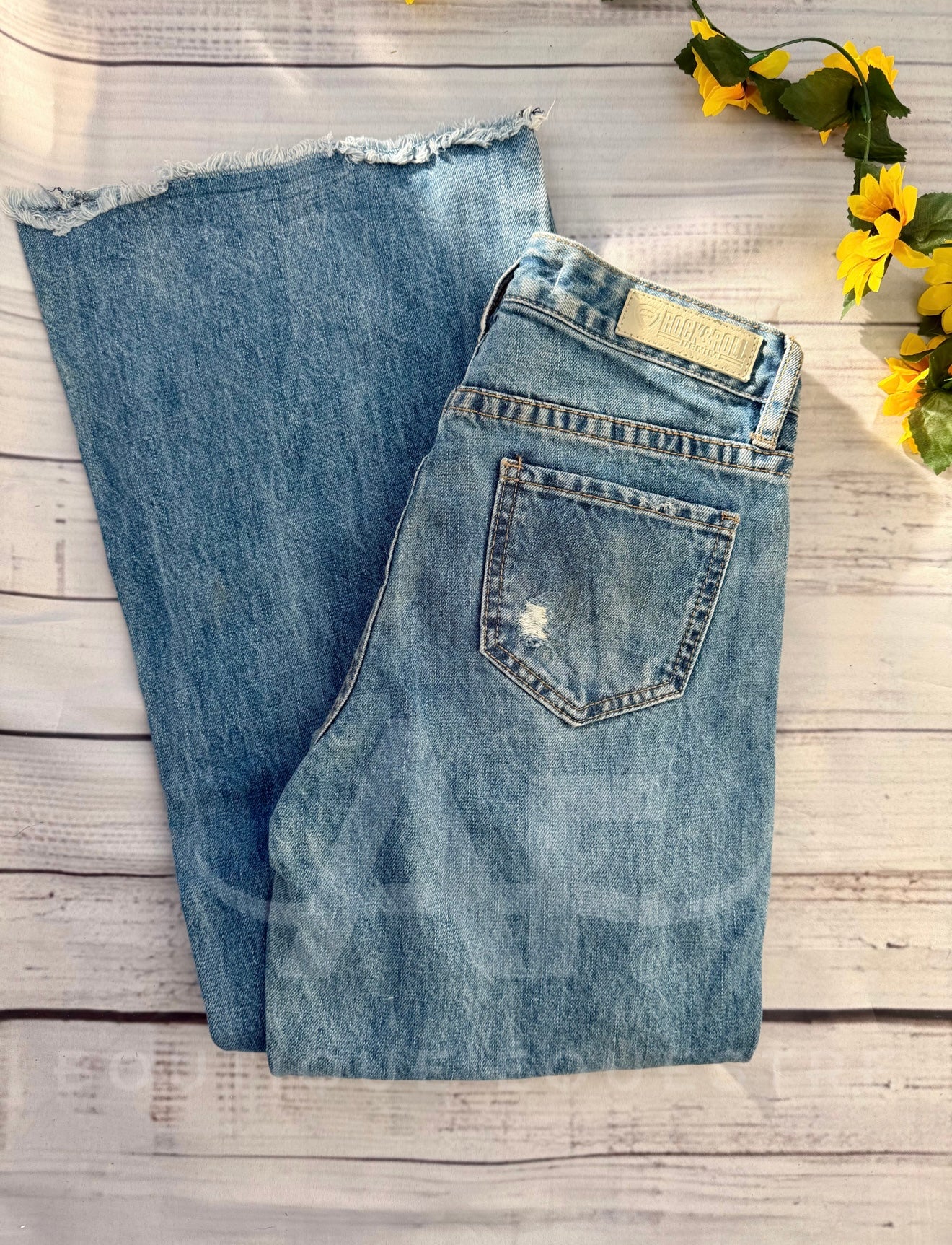 Rock & Roll | Distressed Comfort Flare | 24x36