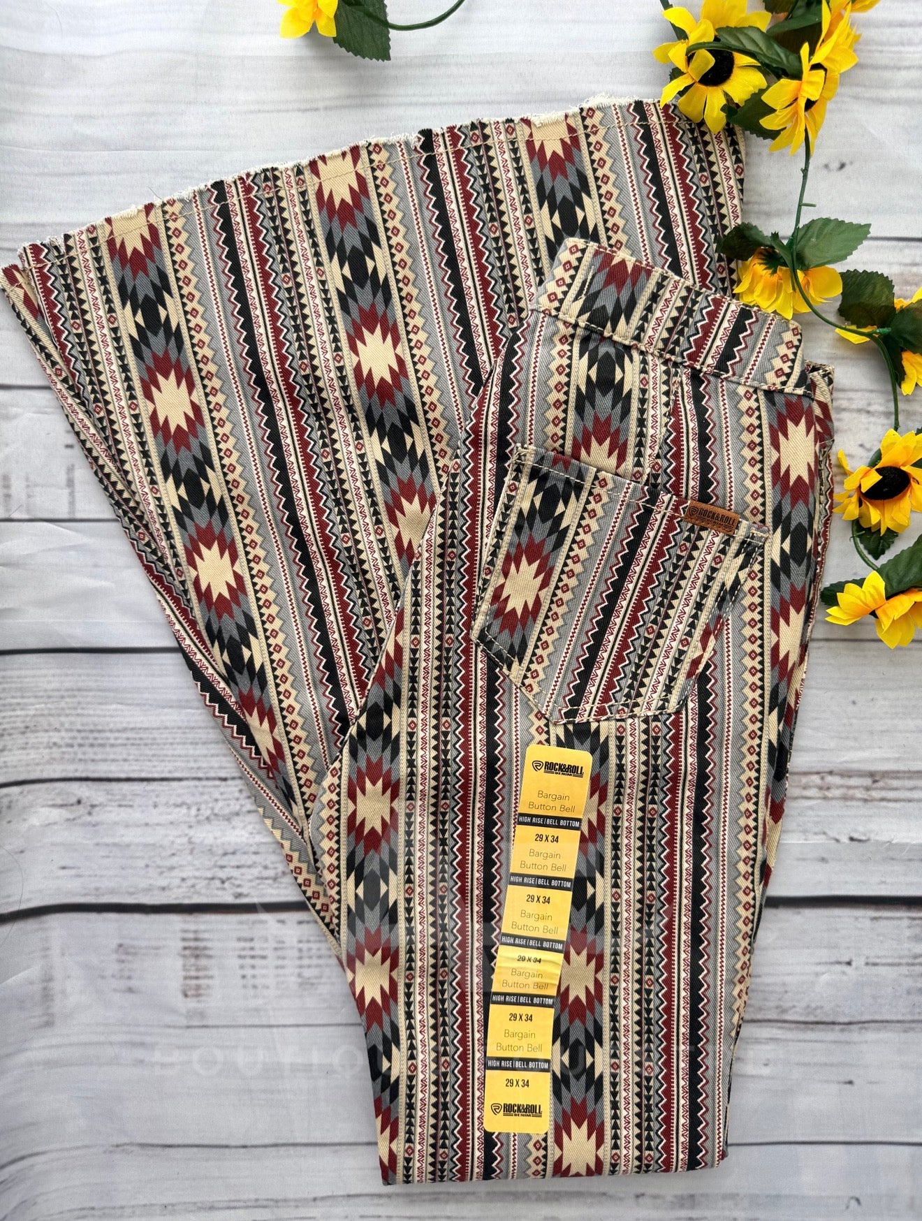 Rock & Roll | Allover Aztec High Bells