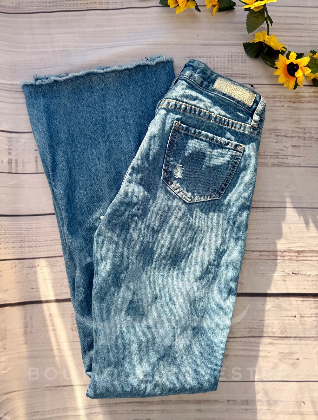 Rock & Roll | Distressed Comfort Flare | 24x36