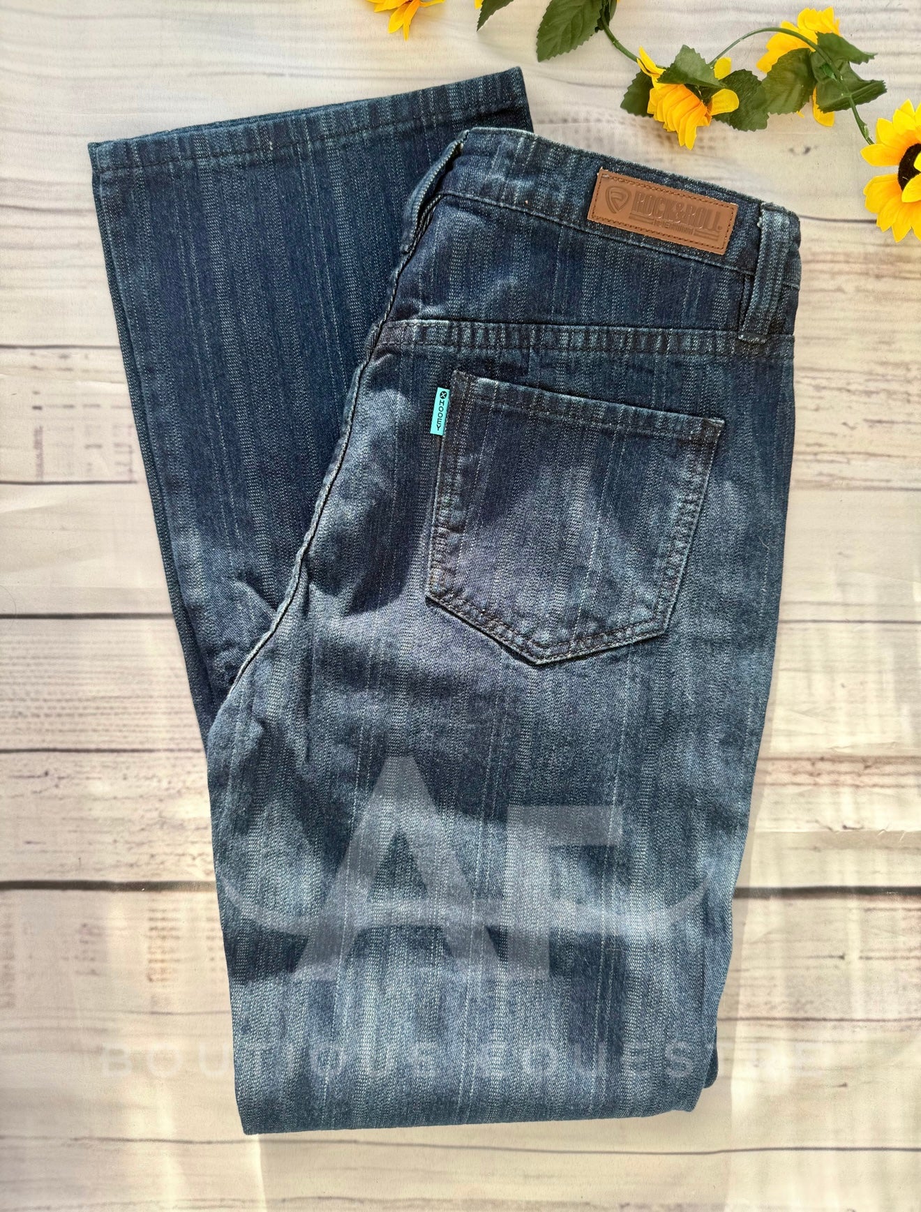 Rock & Roll | Hooey Jacquard Stripe | 30x34