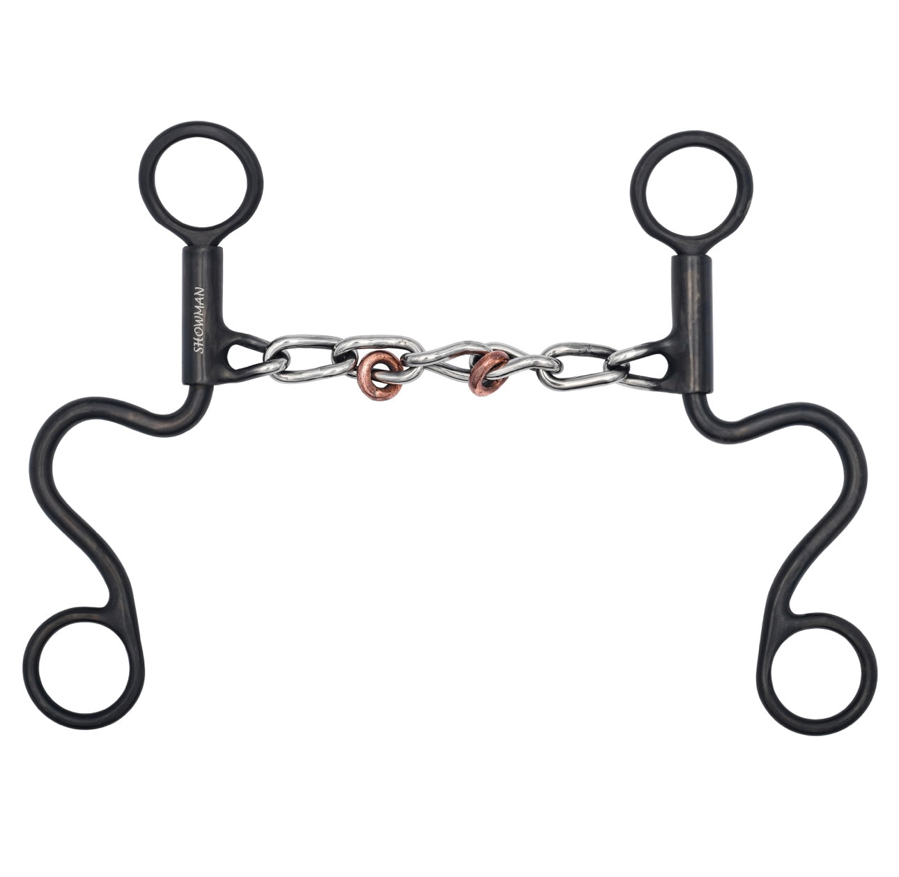 Mors | Short Shank Chain Mouth & Copper Rings