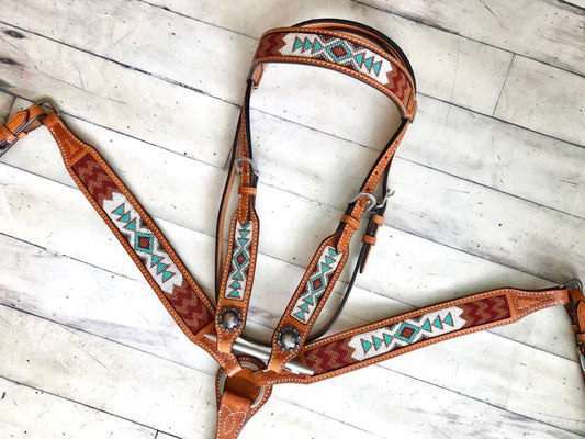 Ensemble | Aztec Tan et Turquoise