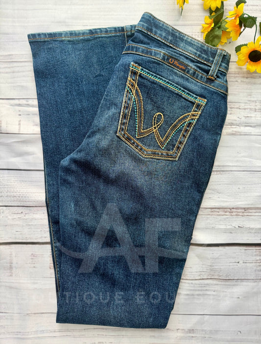 Wrangler | Q-Baby Blue Buckstitch | 9x38