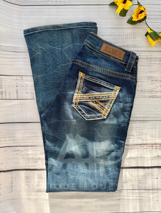 Rock & Roll | Tan Stitch | 27x32