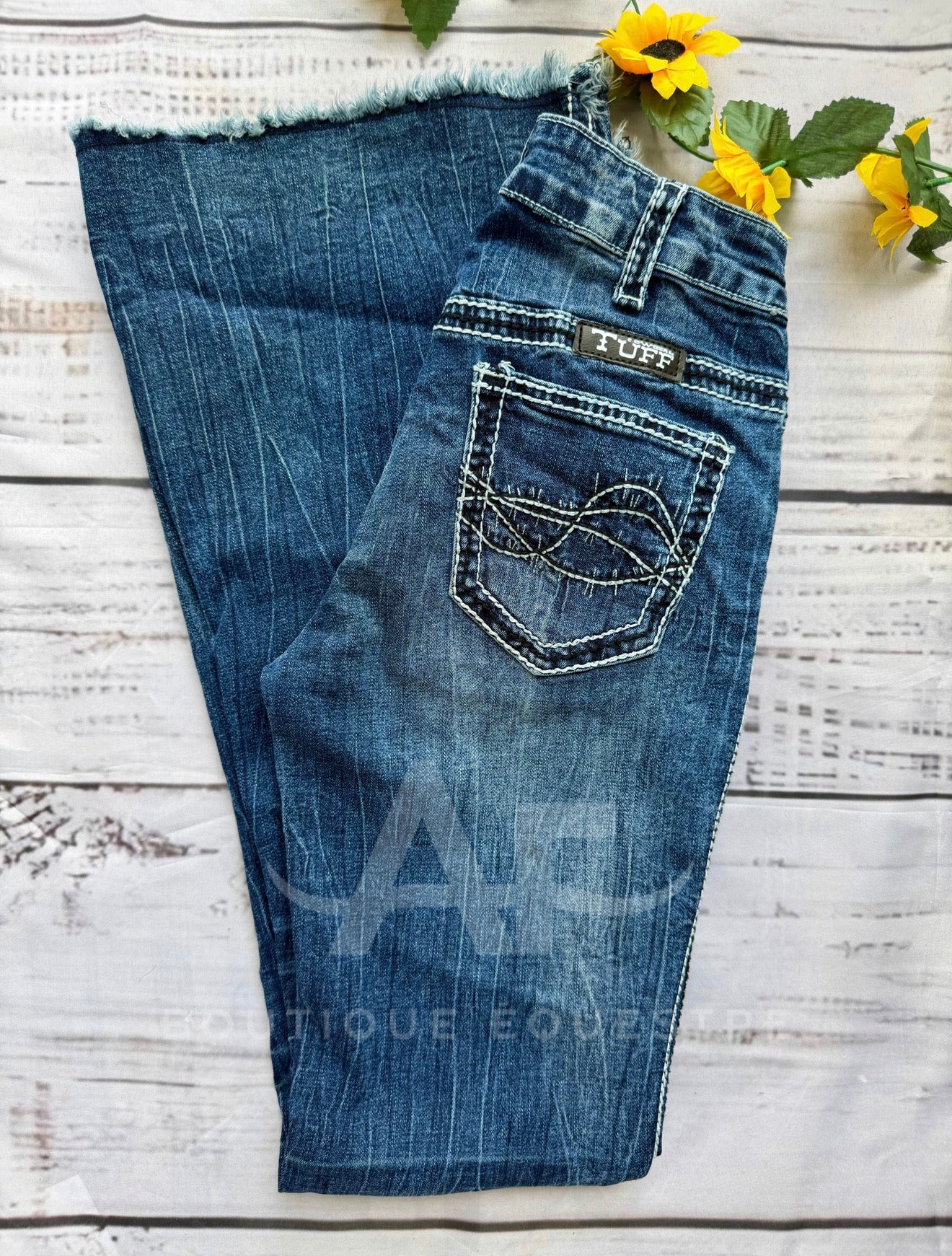 Cowgirl Tuff | Frayed Hem | 26x33