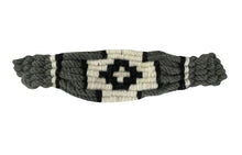 Load the image into the gallery, Licol | Mule Tape Gris, Noir &amp; Blanc Noseband
