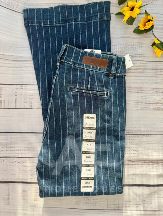 Rock & Roll | High Dark Striped Trouser |  28x30