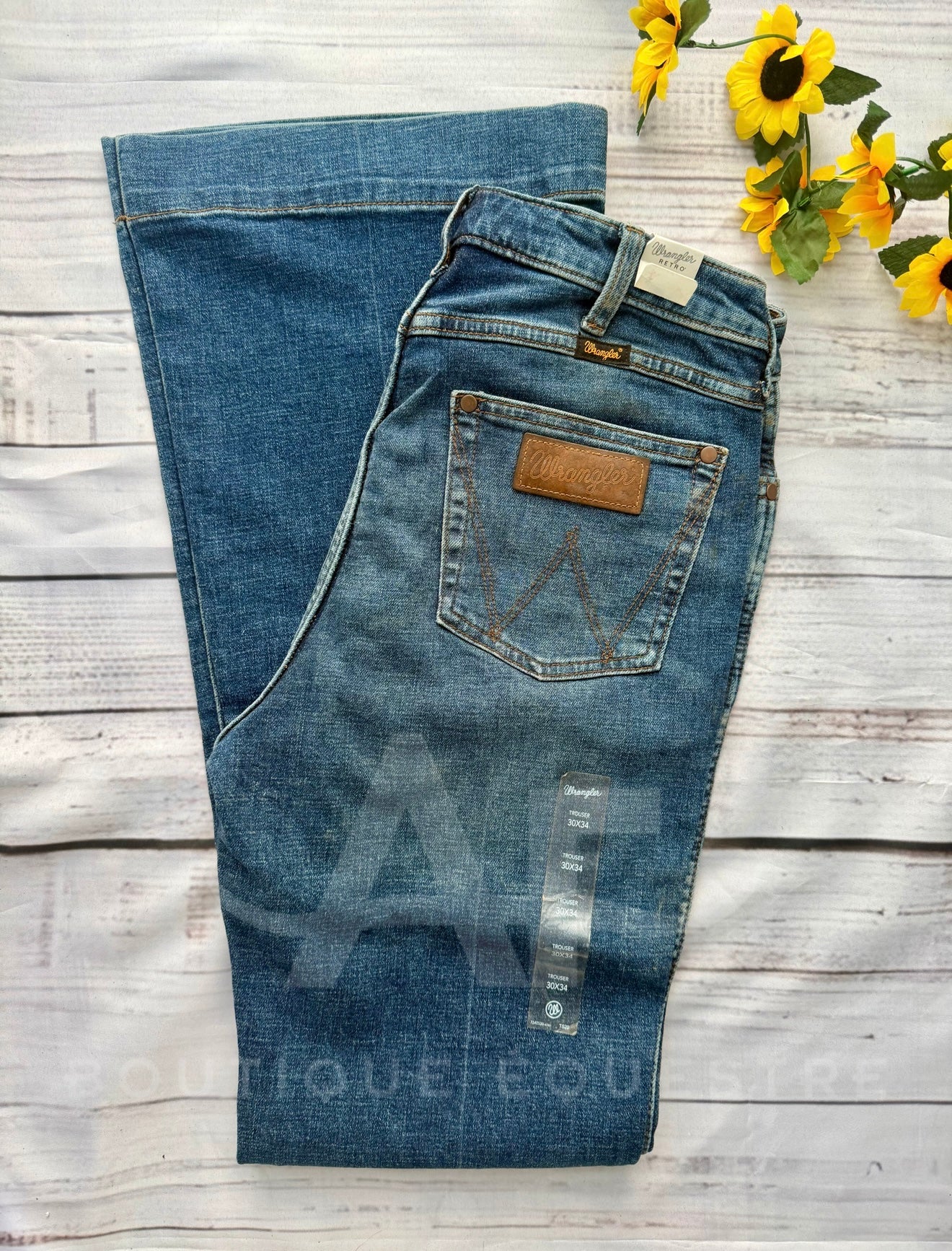 Wrangler | Retro Green Sara Trouser |30x34