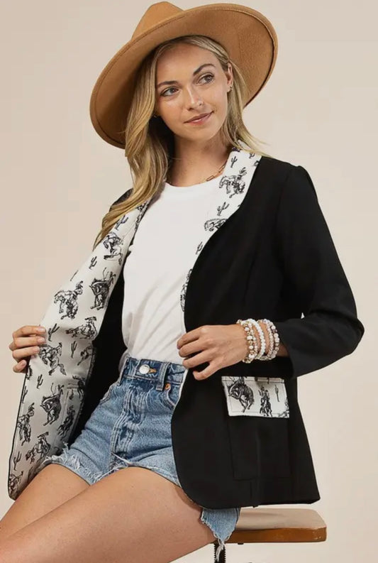 Avery | Veste | Bucking Horses | Large