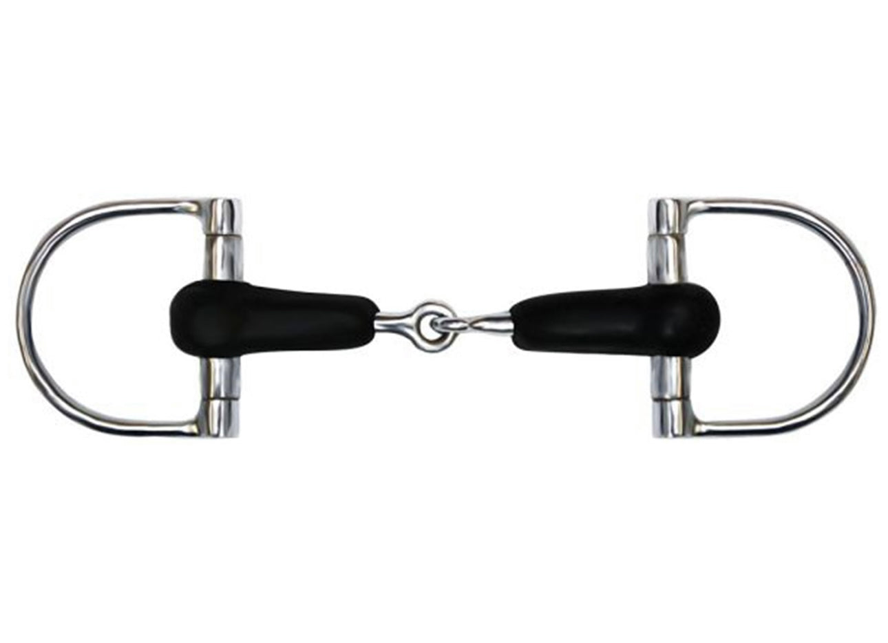 Mors | Dee Ring Bit with Rubber Mouth