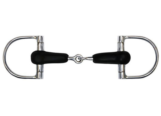 Mors | Dee Ring Bit with Rubber Mouth