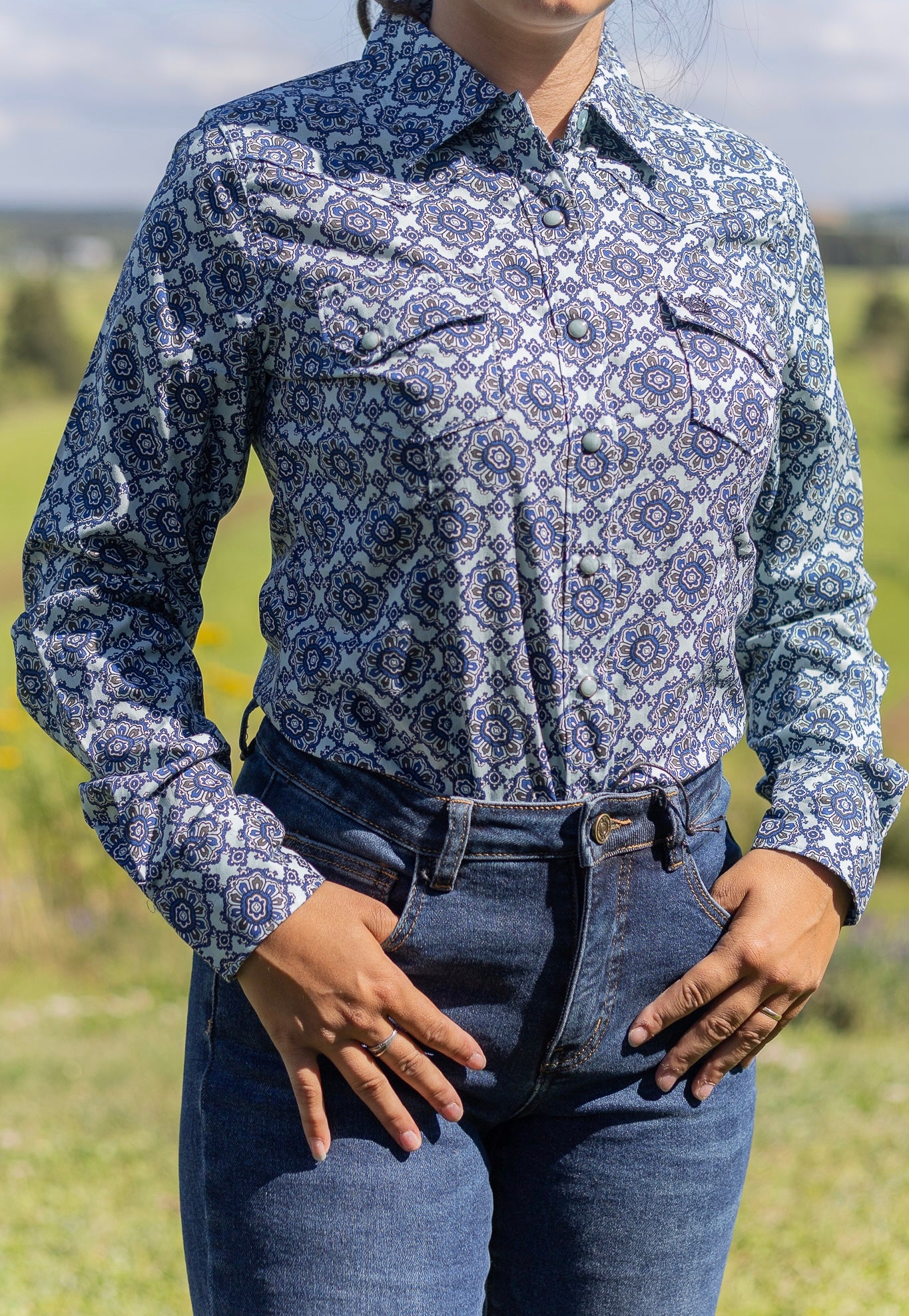 Cinch | Shirt | Navy and Blue