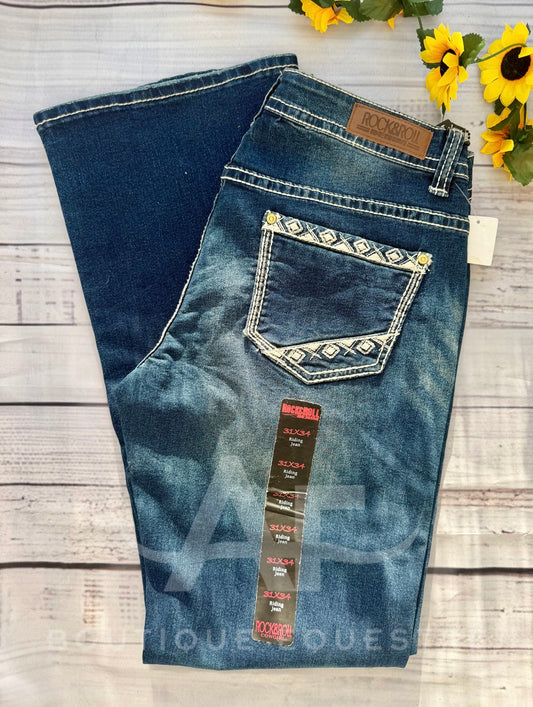 Rock & Roll | Aztec Buckstitch | 31x34