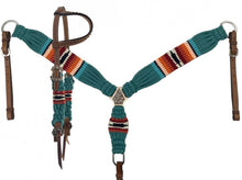 Load the image into the gallery, Arrivage 18 juin | Ensemble | Southwest Serape Turquoise

