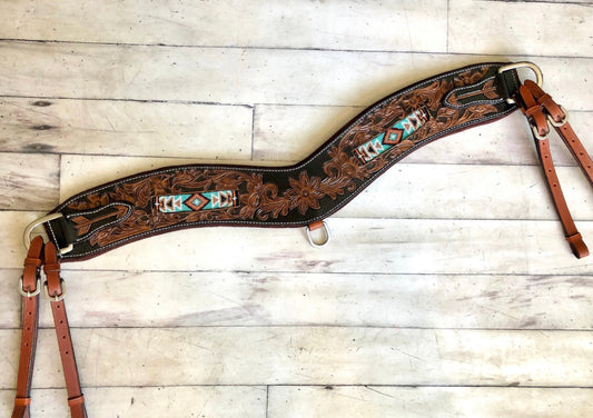 Tripping Collar | Tooled Navajo Turquoise