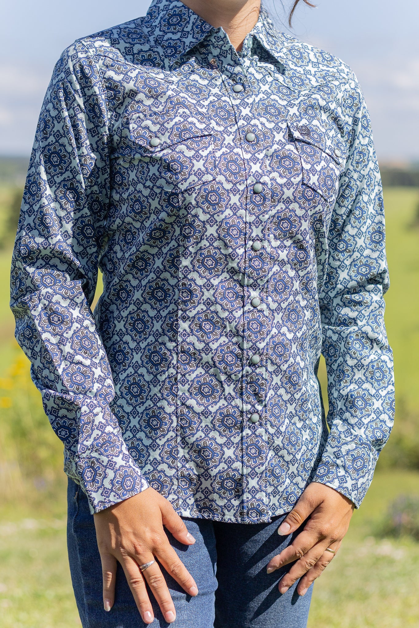 Cinch | Shirt | Navy and Blue