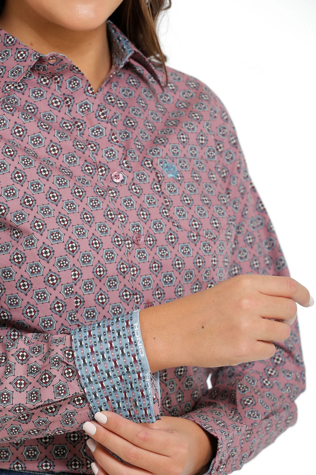 Cinch | Chemise | Fleuri Old Pink