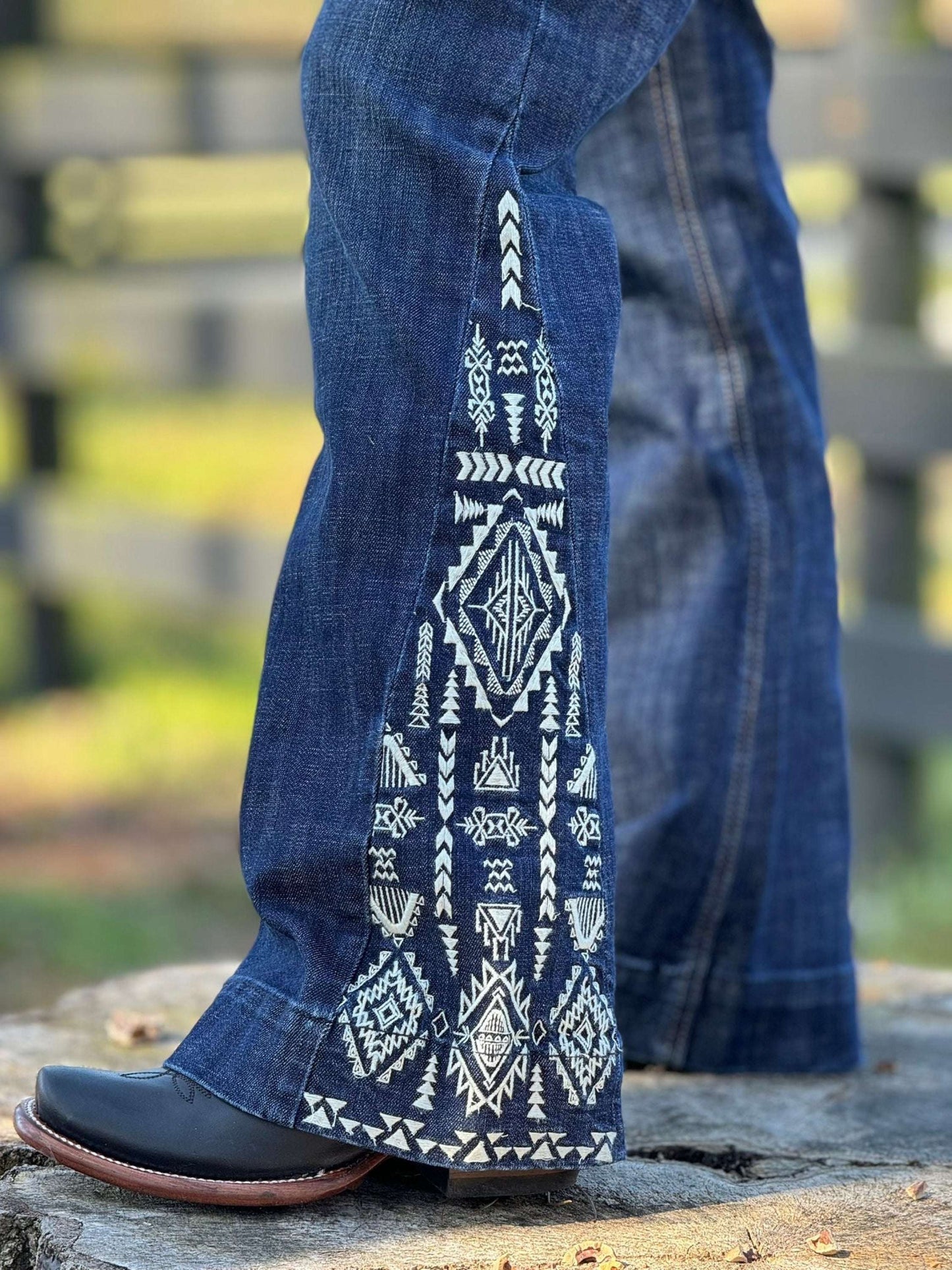 Rock & Roll | Aztec Bottom Trouser | 24x36