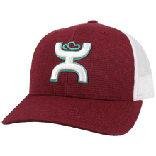 Load the image into the gallery, Hooey | Casquette | Cheyenne Maroon &amp; White
