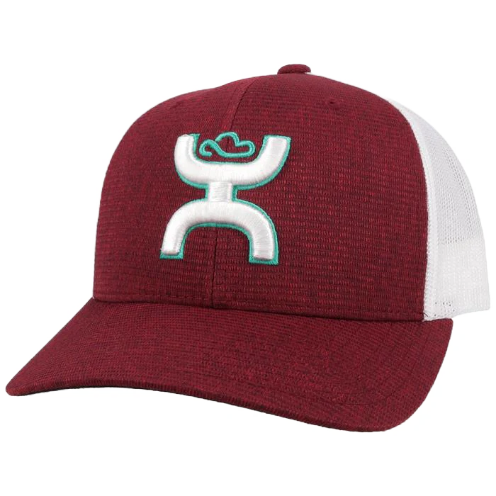 Hooey | Casquette | Cheyenne Maroon & White