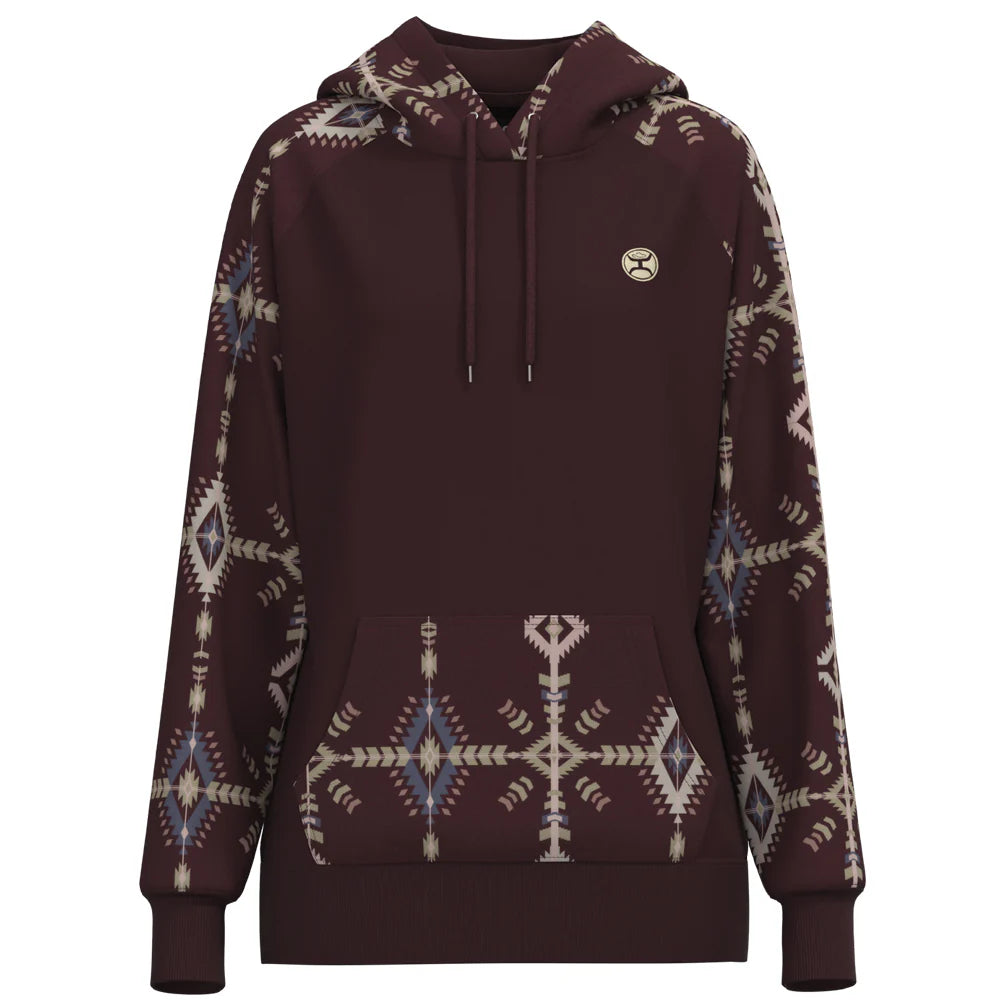 Hooey | Coton Ouaté | Summit Bordeaux Aztec (L & XL)