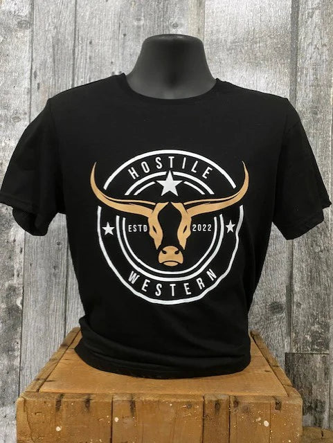 Hostile Western | T-Shirt | Noir