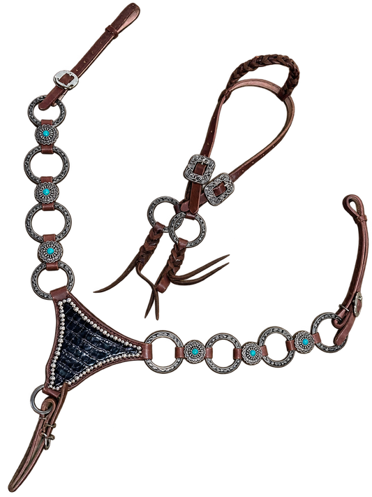 Ensemble | Concho Teal Rings