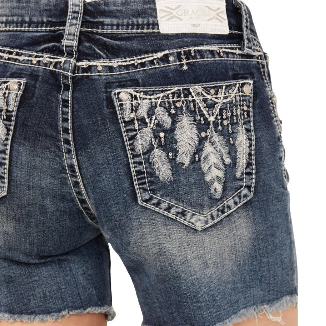 Grace in LA | Feathers Shorts | 32