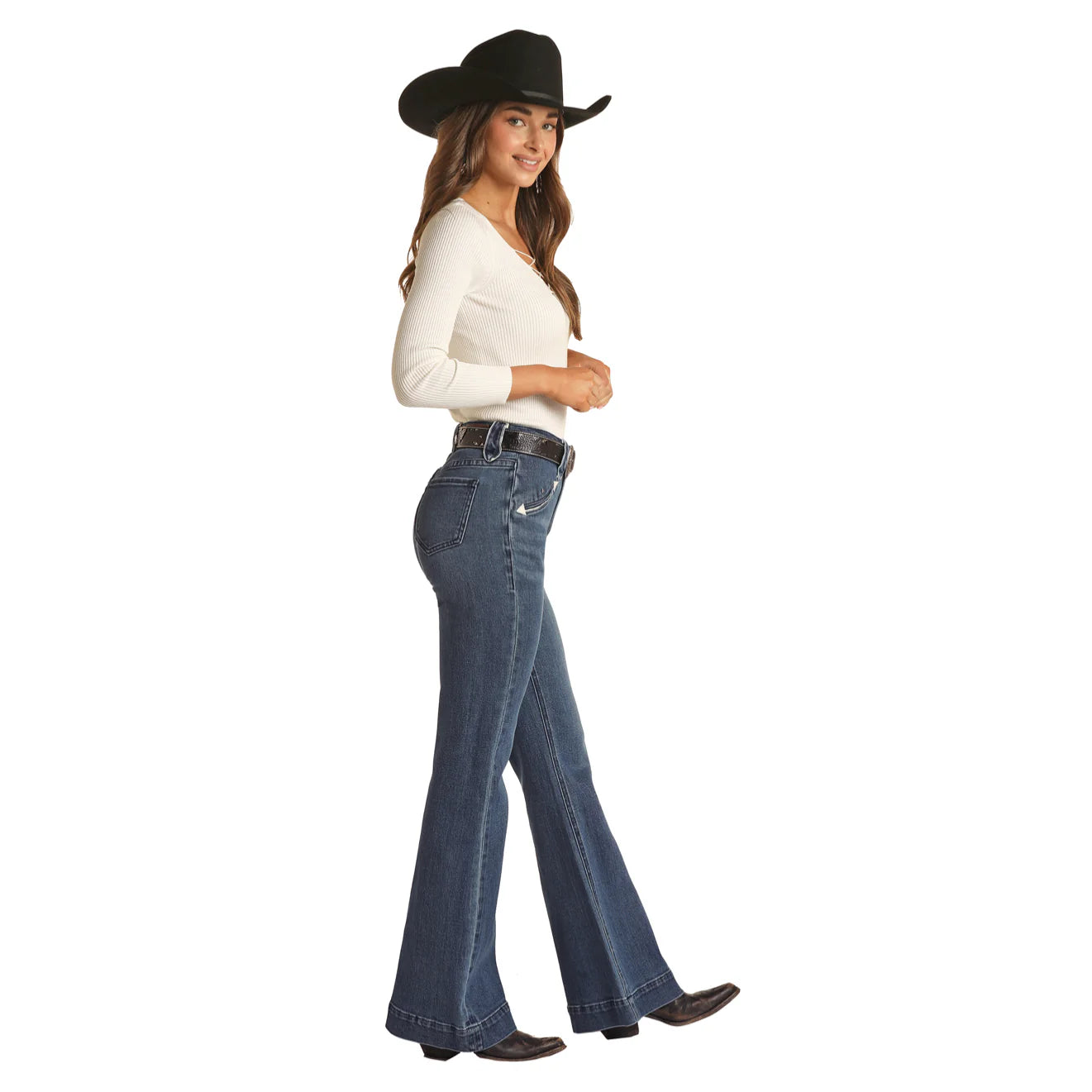 Rock & Roll | Piping Loop High Trouser (26x30 & 27x32)