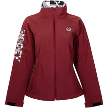 Load the image into the gallery, Hooey | Softshell Jacket | Red w/Black &amp; White Aztec Lining
