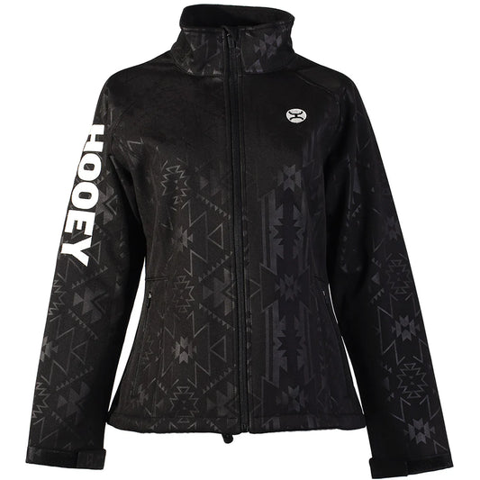 Hooey | Manteau Softshell | Noir Aztec & Lining | X-Large