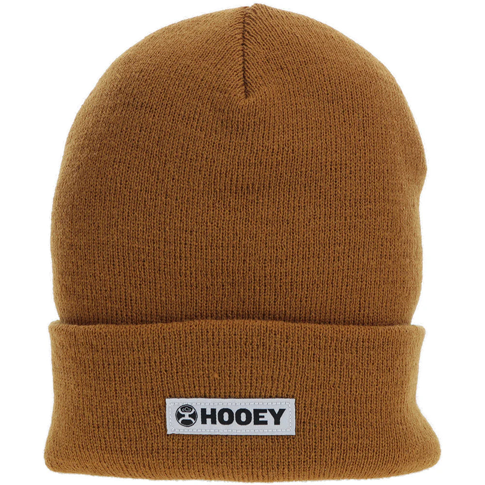 Hooey | Beanie | Tan w/White & Black Patch