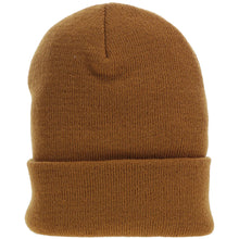 Load the image into the gallery, Hooey | Beanie | Tan w/White &amp; Black Patch
