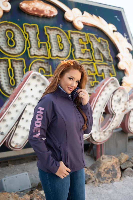 Hooey | Manteau Softshell | Mauve & Lining Multi Aztec