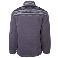 Load the image into the gallery, Hooey | Sherpa Fleece Pullover | Dark Charcoal /Grey Serape
