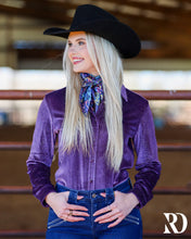 Charger l&#39;image dans la galerie, Ranch Dress’n | Chemise | Lavender Velvet Sparkle
