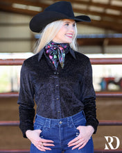 Charger l&#39;image dans la galerie, Ranch Dress’n | Chemise | Black Velvet Sparkle

