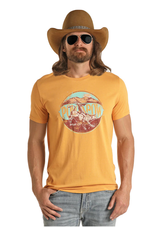 Rock & Roll | T-Shirt | Powpow Bullrider | X-Large
