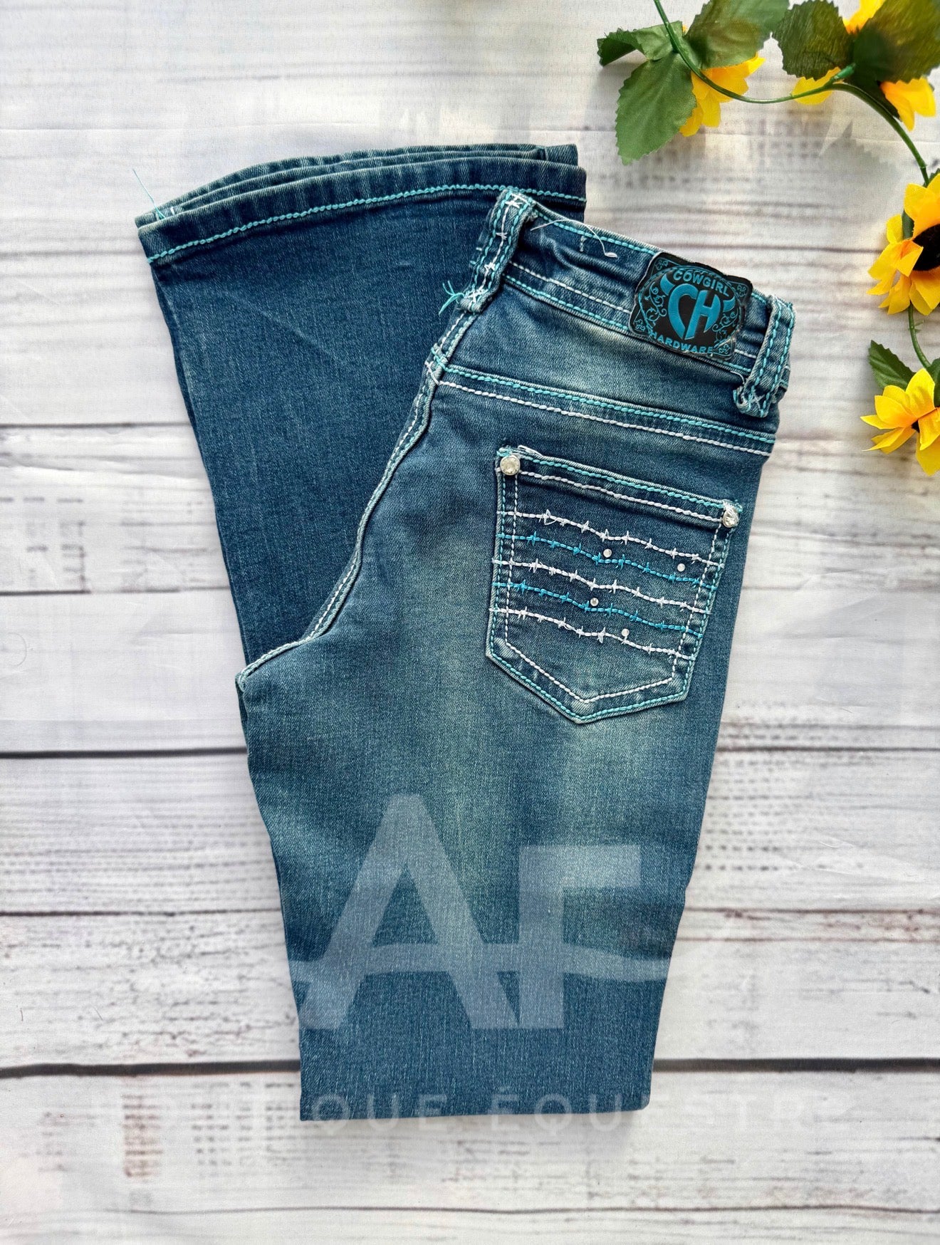 Cowgirl Hardware | Blue Barbed | 8