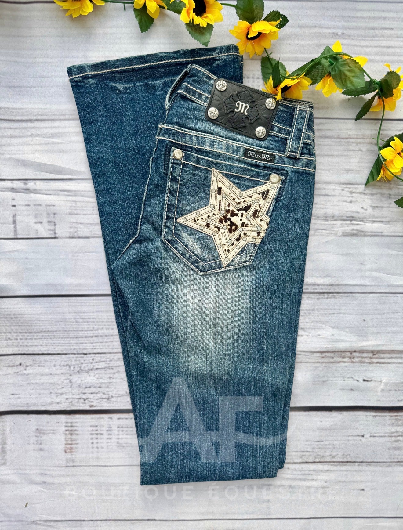 Miss Me | Cowhide Star | 26x34