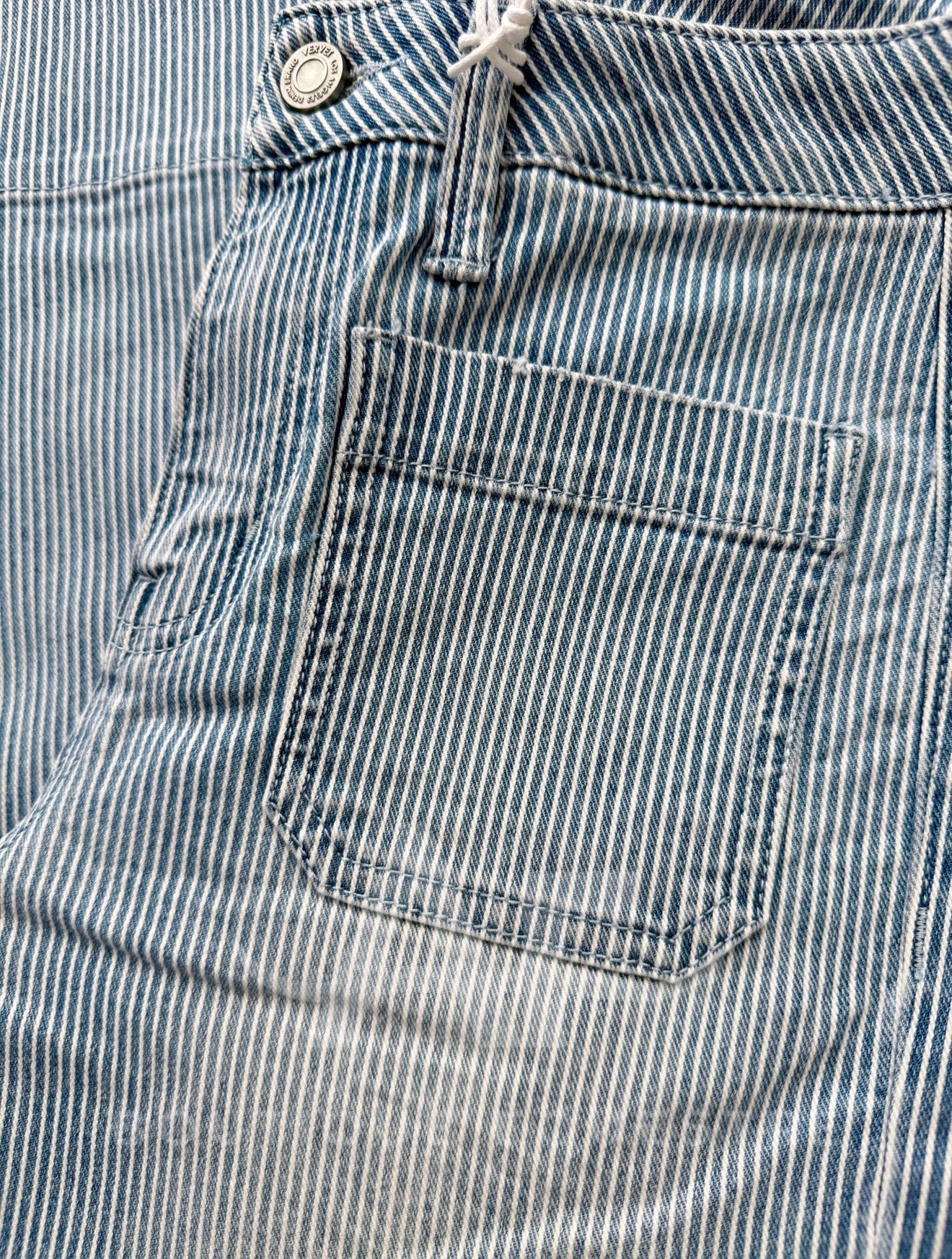 Vervet | High Patch Pocket Striped Wide Patch