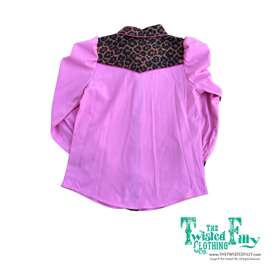 Twisted Filly | Chemise | Pink Cheetah Yoke
