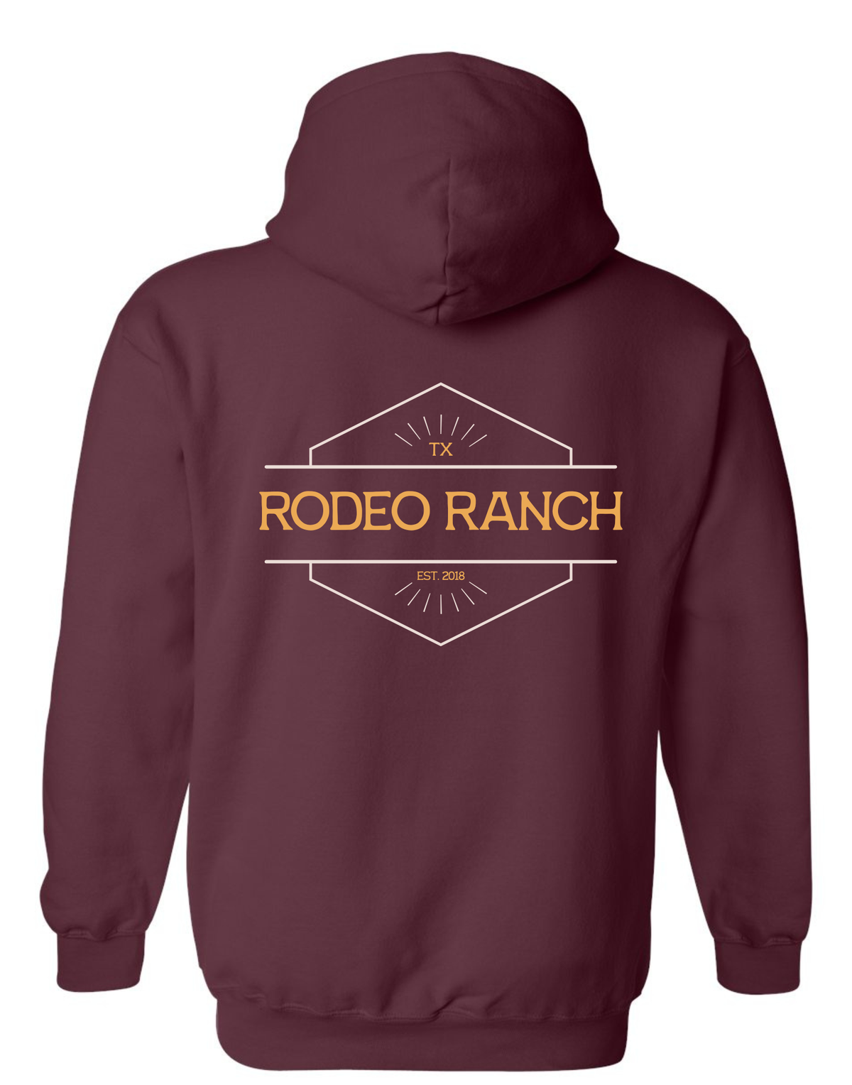 Rodeo Ranch Sundown Hoodie – Maroon