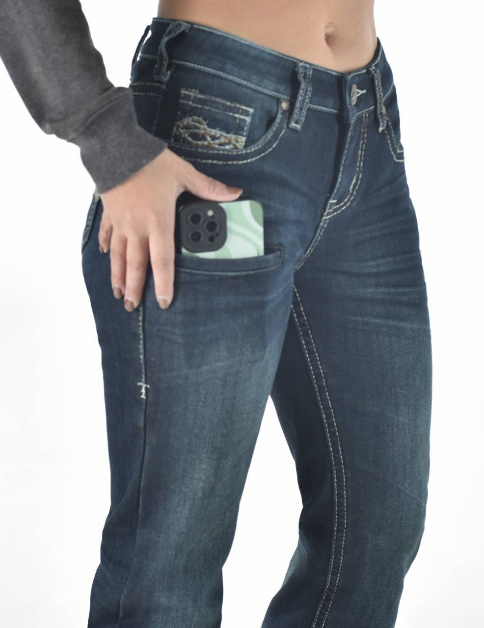 Cowgirl Tuff HIVER | Doublées DFMI Dark Flannel | 25 Long