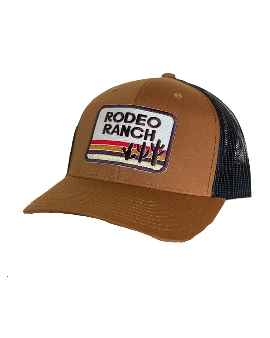 Casquette | Rodeo Ranch | Retro Cactus Caramel and Black